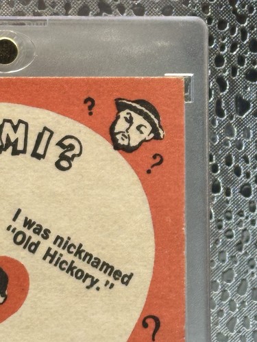 1967 Topps Who am I? Andrew Jackson #2 Vintage Ex - Picture 8 of 12