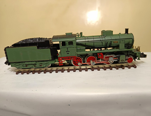 Dampflok mit Tender 7081 DR Epoche III grün/schwarz/rot Spur N 1:60 | Condition: Gebraucht