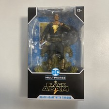 Black Adam 7  Action Figure with Throne 2022 MIB Movie Multiverse McFarlane Toys