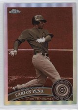 2011 Topps Chrome Sepia Refractor 74/99 Carlos Pena #112 0u9w