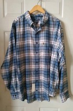 IZOD MEN'S STRATTON FLANNEL PLAID SHIRT, SIZE 2XL