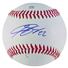 Jon Gray Signed Rawlings Baseball Texas Rangers Exact Photo Proof COA MLB Auto