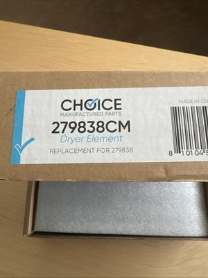 #ad NEW Genuine OEM Whirlpool 279838 Dryer Heating Element $39.99