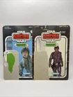 Vtg 1980 Kenner Star Wars ESB Bespin Luke Cardback 32 & 41 Backs (Lot of 2)