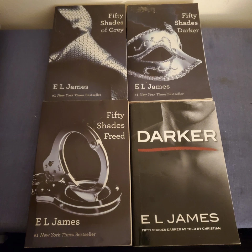 Fifty 50 Shades of Grey Book Set, Trilogy And Darker By E L James, Paperback - Image 2 of 4
