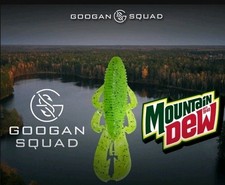Googan Baits Bandito Bug limited edition Mountain Dew  4.0" 7pk NIP