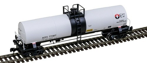 N Atlas 17.360 Gallonen Kesselwagen ACFX OLIN CORP. CARE CAR #77389 | Zustand: New