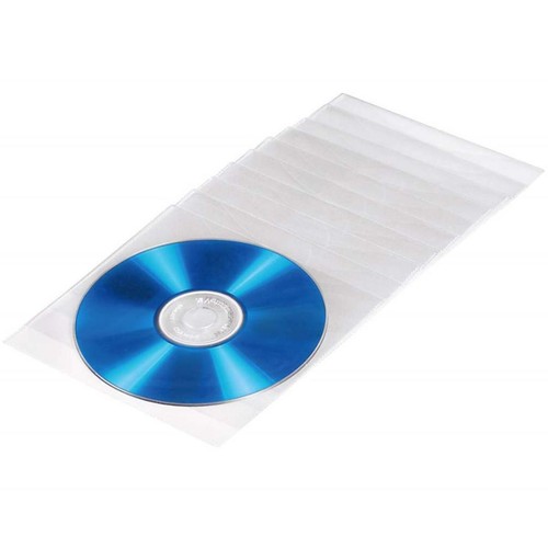 Hama 25x Pp Plastique Schutz-Hüllen Étui-cd Manches CD DVD Blu-Ray CD - Afbeelding 2 van 5