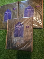 Artesia India Rod Pocket 50"x84" Olive Night Sheer Panel Curtains - Panels Only