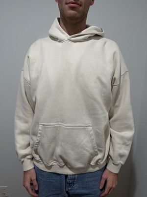 Abercrombie & Fitch Oversized Hoodie XL cream Soft A&F Essentials Fleece