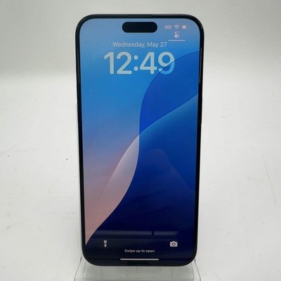 Unlocked Apple iPhone 15 Pro Max 256GB 18.5 Blue Titanium MU693LL/A
