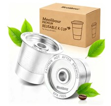 2 Pack K Cup Reusable Coffee Pods for Keurig: Stainless Steel Refillable K Cup