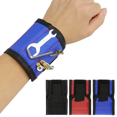 ACCESSOTECH Magnetic Wristband Toolkit Wrist Screw Storage Bracelet Holder Belts Band Tool