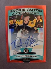 2019-20 OPC O-Pee-Chee Platinum Rookie Autos Red Prism /50 - TRENT FREDERIC