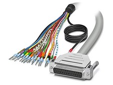 2926166 cable D-sub 25pin female, cable PVC L: 1m grey 1:1 connection PHOENIX CO