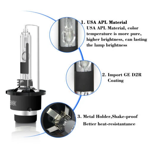 Faro bombilla D4R HID xenón 6000K #90981-20029 para Toyota Prius 2006-2009 42406 Foto 3 de 4