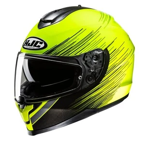 HJC C70N Full-Face Motorcycle Helmet Sway Yellow