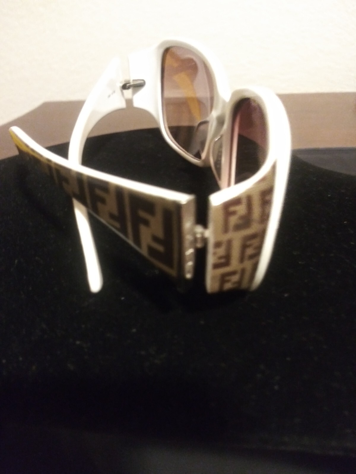 FENDI-FF WHITE RETANGULAR SUNGLASSES-FS461110-130) - image 7