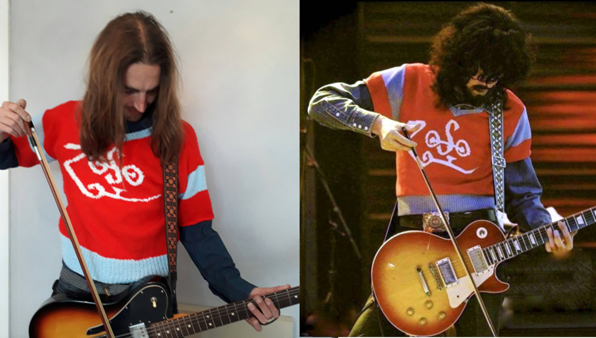 Zoso Jumper Sweater Replica Of The One Jimmy Page Wore in Led