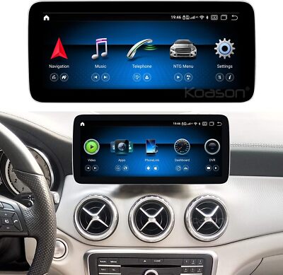 Mercedes A/CLA/GLA Klasse W176 X156 Android 14 Autoradio 6+64GB 8 Kern CarPlay