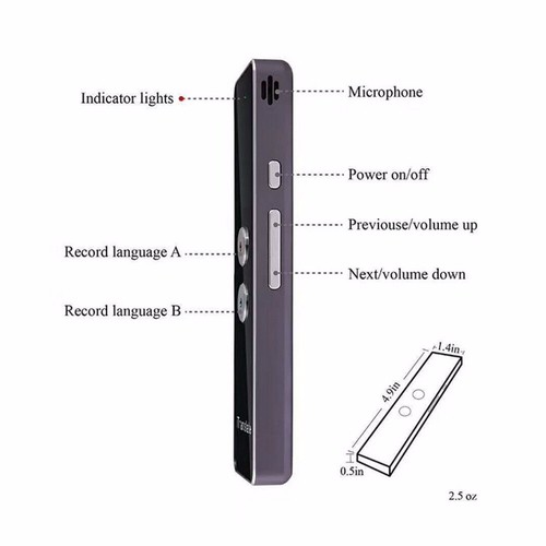 Portable Smart Translator quality 40+ Multi-Languages Translator Instant Voice - Picture 4 of 4