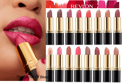 Revlon Super Lustrous Lippenstift - Brandneu & Versiegelt Wählen Sie Ihren Farbton  