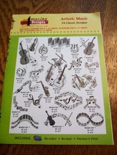 Amazing Designs Machine Embroidery CD Artistic Music