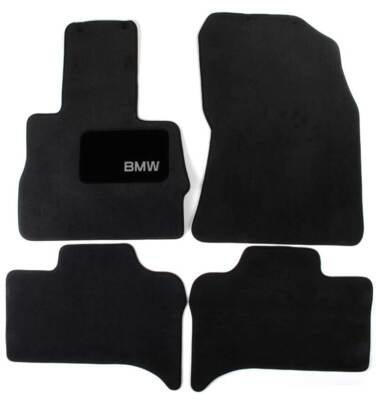 Genuine NEW Set of 4 Carpeted Floor Mats Anthracite Black for BMW E53 X5