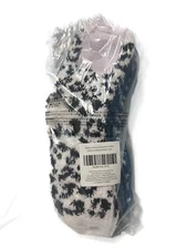 Summer & Rose Socks Cozy Chenille 3 Pair Shoe Sz 6-10 Blue white + black NWT    