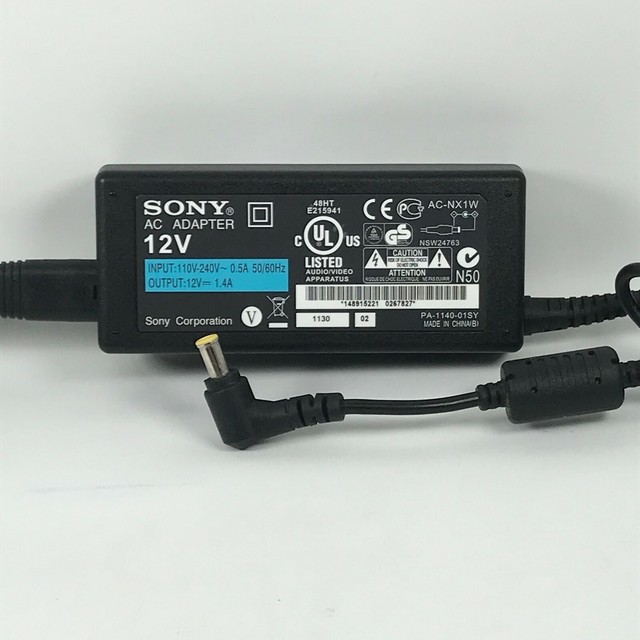Sony ACNX1W 12V 1.4A Output AC Adapter Power Supply Genuine Tested eBay