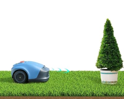 Automatic Rechargeable Lawn Robot Mower With Smart App Control self propelled