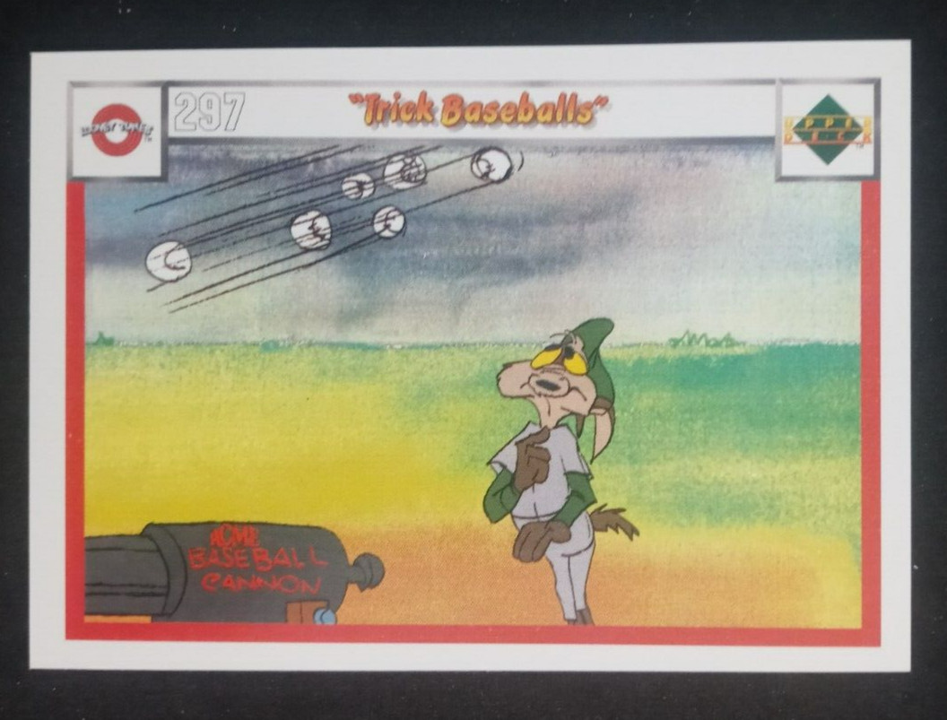 1990 Upper Deck Looney Tunes Comic Ball Card #297/300