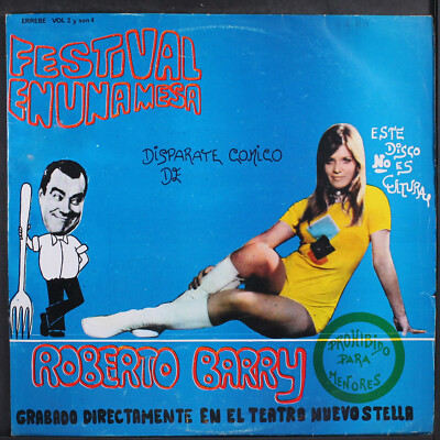ROBERTO BARRY: festival en una mesa vol. 2 ERREBE 12'' LP 33 RPM Uruguay
