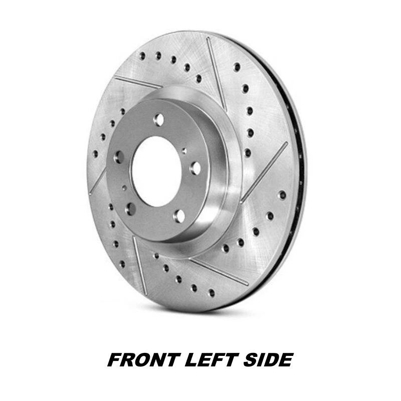 Rotor de freno delantero ranurado perforado StopTech Select Sport para Nissan Altima 05-06 Foto 2 de 4