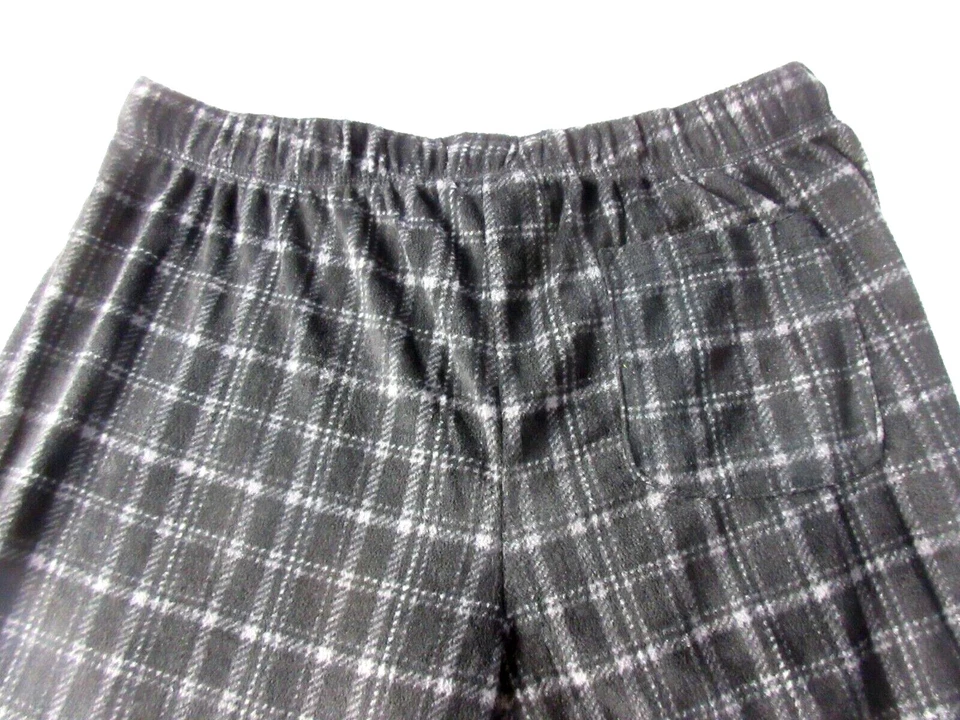 Tommy Bahama Men's Black Grey Plaid Soft Fleece Relax Lounge Sleeping Pants NWT - Image 4 of 4