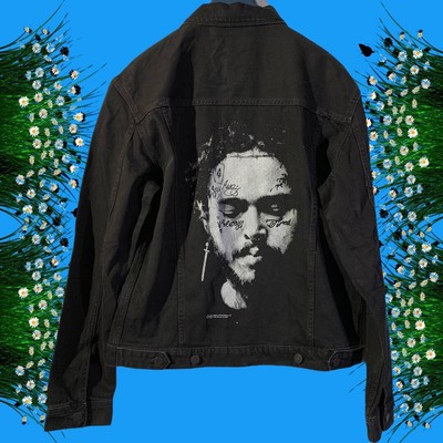 New Post Malone denim jacket size S | eBay