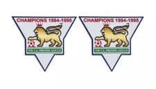 2 x EPL CHAMPIONS 1994/95 patch Manchester United football Badges  ONE PAIR