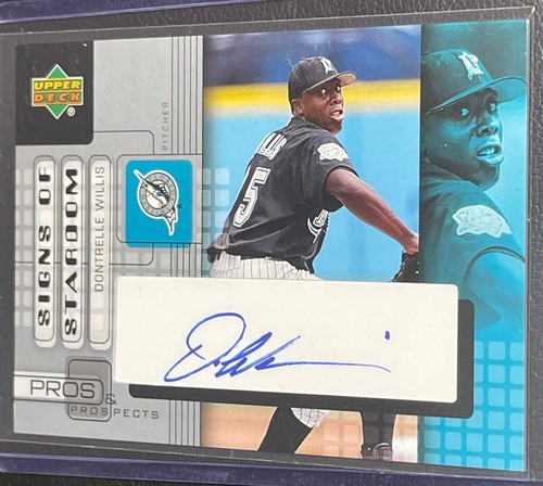 DONTRELLE WILLIS 2005 Upper Deck Pros & Prospects #DW SIGNS OF STARDOM AUTOGRAPH