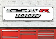 BR12B SUZUKI GSXR1000 LOGO WERKSTATT BANNER SCHILD