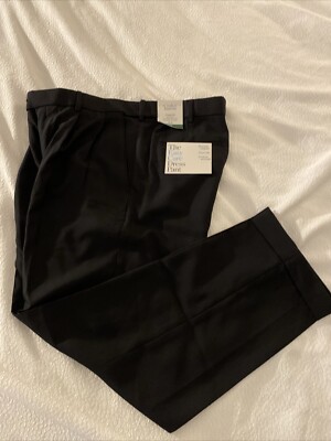 croft and barrow classic fit dress pants Croft & Barrow Classic Fit - The Easy Care Dress Pant 36x30 Jet Black