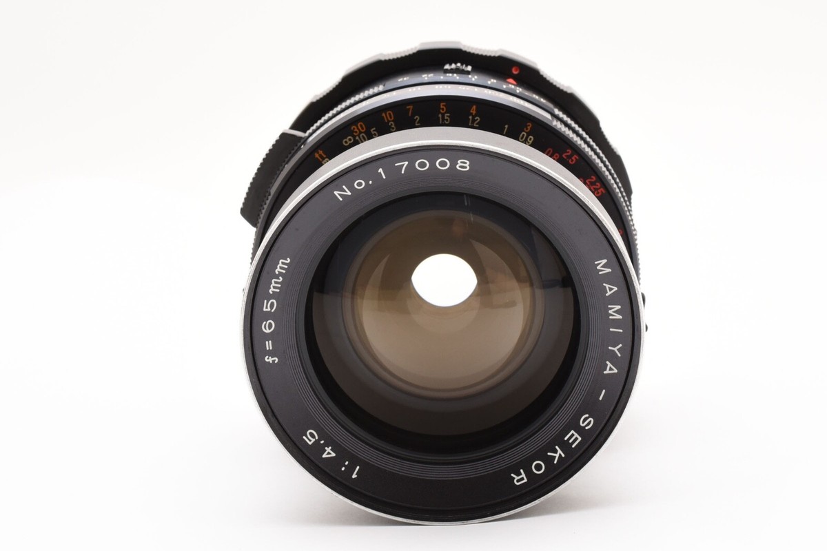 Mamiya Sekor 65mm f/4.5 レンズ EXC +5
