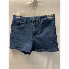 Forever 21 Womens denim Dark blue jean shorts size 28 Short Shorts