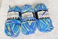 Cascade Yarns Pearls Color 9504 3 skeins 50 grams each Turquoise