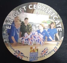 1EFI10L  BRITHISH  EFI  1st Print  10 Cents  Pog  from 2004  not AAFES