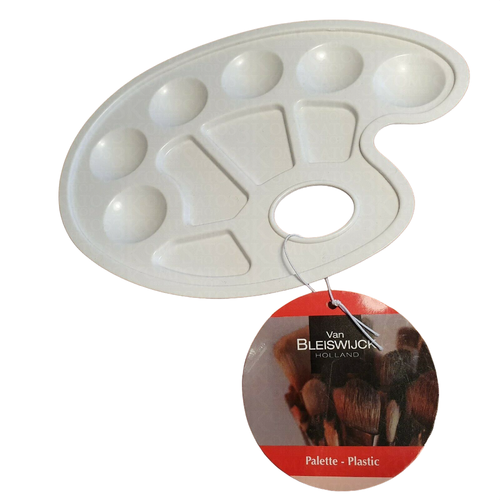 Keramik-Aquarellpalette Blumenform – 14,6 Cm Durchmesser, 6 Vertiefungen Zum Farbmischen