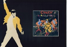 BRIAN MAY & ROGER TAYLOR Signed 12x8 Photo Display QUEEN COA