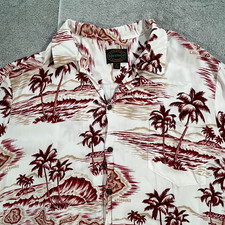 Authentic Hawaiian Collection Reserve Men's XL Hawaiian Shirt Made in Hawaii