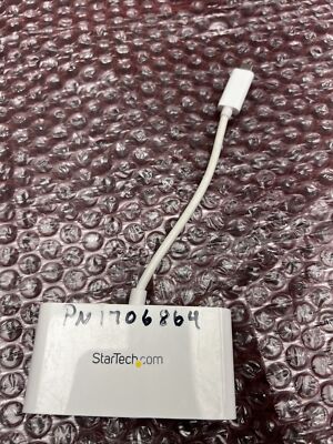Used StarTech 3-Port USB 3.0 Hub plus Gigabit Ethernet - White HB30C3A1GEA