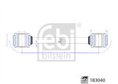 febi 183040 Stabilizer Link for sale online | eBay UK