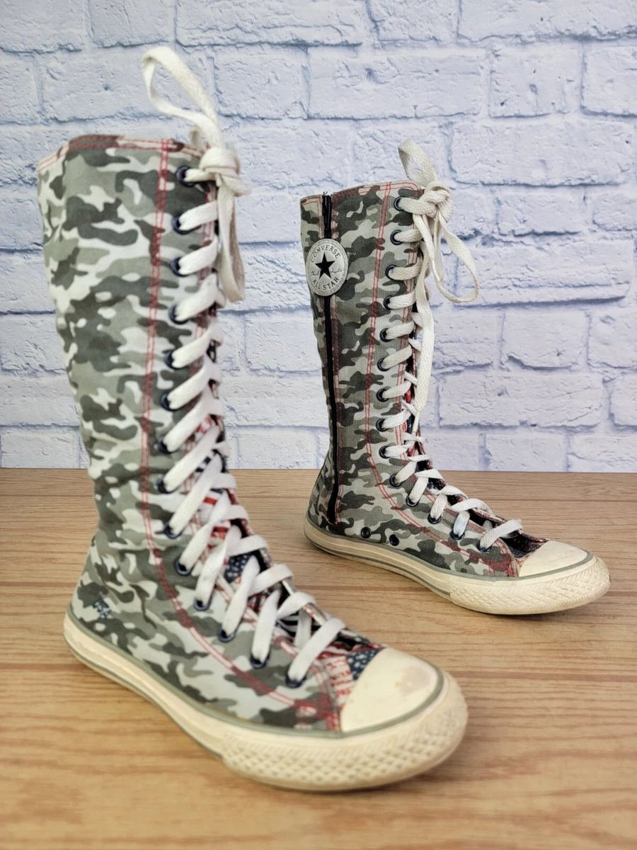 Converse patchwork cheap knee high
